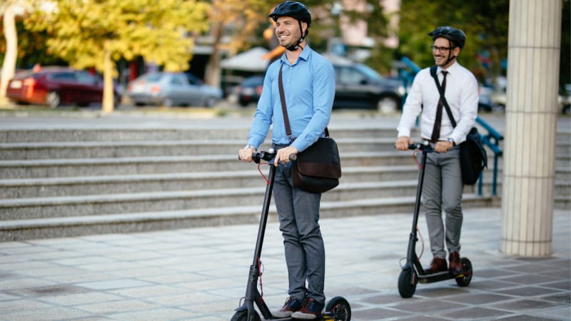 Jazda na hulajnodze elektrycznej